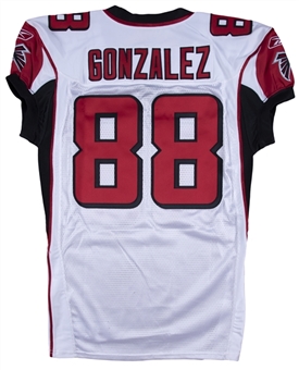 2009 Tony Gonzalez Game Issued Atlanta Falcons Road Jersey